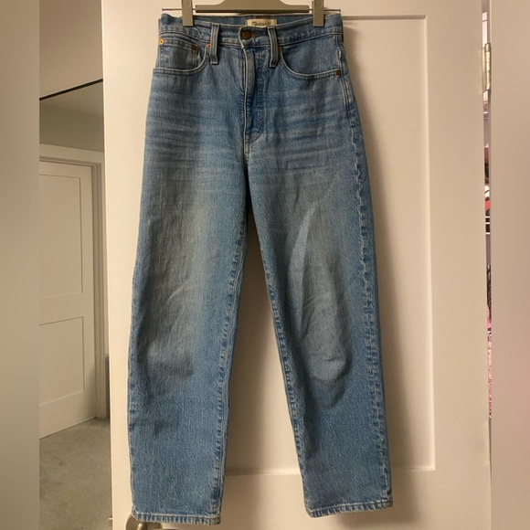 Madewell Denim - Madewell Light Blue balloon Denim Jeans
